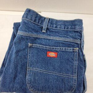Dickies Jeans Men's 40x34 Blue Utility Pockets Heavy Duty Carpenter Work Pants